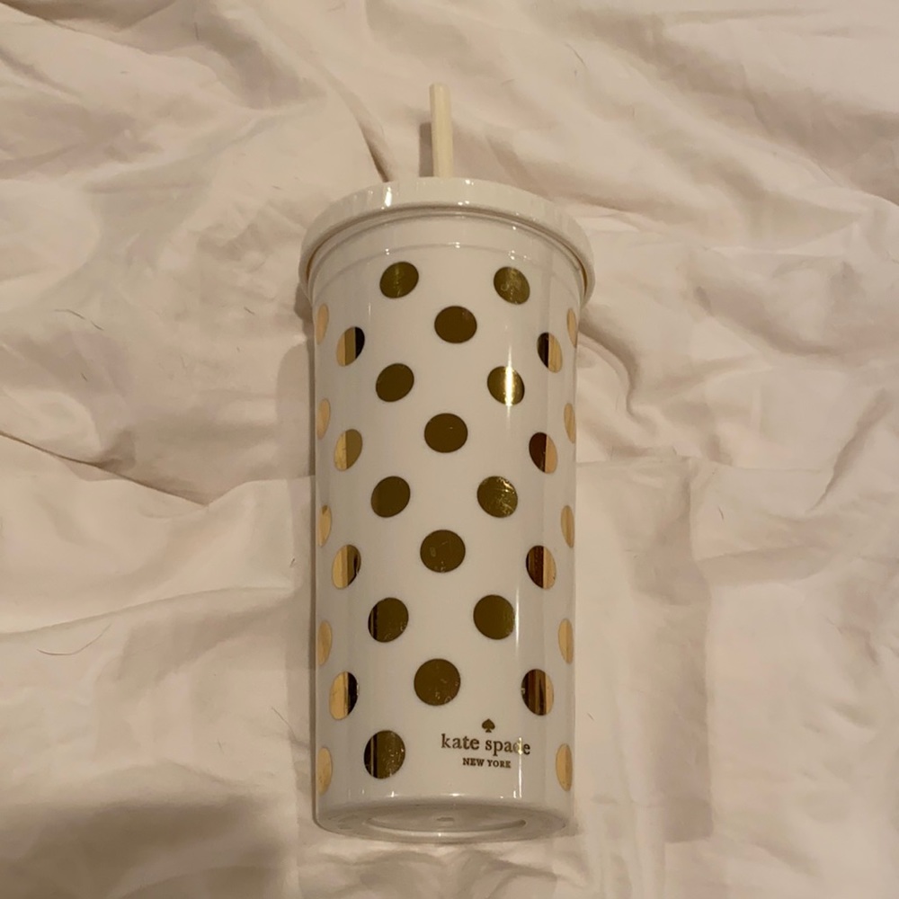 Kate Spade Polka Dot Tumbler
